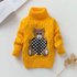 „Soft & Cozy Kids‘ High Neck Knit Sweater With Cute Bear Design – Unisex Pullover For Boys & Girls (3-8 Years, 100-140cm) – Winter & Spring Essential