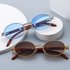 Retro Woodgrain Sunglasses – Oval UV400 Protection | Vintage Unisex Design & Lightweight Acetate Frame