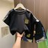 Mother & Kids Boys‘ Street Blasting Summer Clothes Children’s Short Sleeved Suits 2024 New Baby Summer T Shirt Shorts Two Piece Suits