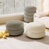 Cream Style Small Household Internet Famous Footstep Living Room Low Sofa, Lamb Velvet Seat Cushion, Shoe Changing