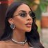 New Polygonal Sunglasses High End Ins Small Frame Design Metal Trend Sunglasses T1280