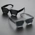 1/2 PC S Klassische Fashion Square Kunststoff Rahmen Frauen Sonnenbrille Für Männer Täglichen Leben Shades Brillen Zubehör.