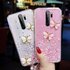 Ultra-thin Cute Bling Glitter Lanyard Silicone Phone Case For Xiaomi Redmi Note 10 9 8 7 Mi 12 11 T Lite Pro Luxury Rope