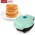 US standard 110v mini round heart shaped breakfast machine cross border home waffle maker round cake machine waffle maker
