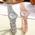 New Full Diamond Women’s Watch, Round Niche Ins Style, Waterproof, Simple And Elegant With A High-End Feel