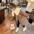 Kid’s Clothing Girls winter cotton padded jacket new style stylish winter coat plus velvet thickened cotton clothing winter baby cotton padded jacket