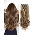 7pcs/Set Long Wavy Extension High Temperature 22inch Hairpiece Clip in Synthetic Hair Extensions for Women