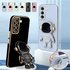 3D Plating Astronaut Fold Stand Case For Samsung Galaxy S21 S22 S20 S10 Ultra Plus FE A72 A71 A73 A53 A51 A52 A33 A32 A2