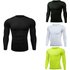  Men’s Sportswear Quick-Dry Long Sleeve Workout T-Shirt – High Elasticity Compression Fit For Running, Gym & Outdoor Sports