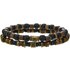 Elastic Volcanic Stone Bracelet Combination Retro Fashion Wood Chip Coconut Shell Men’s Stacking Bracelets Hand Jewelry Women