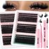 Cross border hot selling 270 clusters 60D80D100D thick false eyelashes set natural DIY segmented single cluster eyelashes