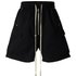 2025 Dark RO Style Drawstring Multi Pocket Work Shorts Men’s Niche Casual Loose Straight Shorts