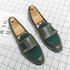 Men’s In Plus Size, New Le Fu Fashionable Men’s Casual Leather Shoes, Trendy British Style Bean Shoes