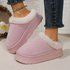 Hairy slippers female indoor and outdoor wear fashion large size home warm cotton drag explosion