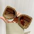 2025 European And American Designers Set Large Frames With Rhinestones For Sunglasses, Women’s Cross-border New Sunglasses, Ocean Lenses, Dot Diamond
