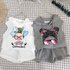 Baby Clothing Children’s children’s vest set cartoon printed boys and girls vest shorts two-piece baby summer clothes
