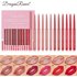 12-Piece Lipstick & Lip Liner Set For Women – Long-Lasting, Non-Fading, Matte Finish, With Beige Brown Shades Included