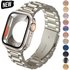 Watchbands Iwatchs10 46/40/41/44/45mm Three-bead Stainless Steel Strap +pc All-inclusive Case