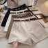 Women’s Clothing Casual Shorts Spring Ins Retro Simple Outer Wear High Waist A Wide Leg Pants