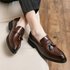 Lefu British Fashion Su One Foot Pedal Korean Version Casual Small Size Business Leather Men’s Wedding Shoes