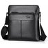 Men’s New PU Leather Shoulder Bag Business Casual Crossbody Bag Large Capacity Waterproof Travel Bag