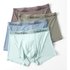 Men’s Underwear Cool Ice Silk Summer Hot Style Solid Color Quick Drying Sports Large Size Boxer Shorts