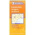 Katalonien, Aragon, Andorra: Strassenkarte mit touristischen Hinweisen. Stadtpläne: Barcelona, Girona/Gerona, Zaragoza. Ortsverzeichnis, Entfernungen und Fahrtzeiten (Michelin Regionalkarte)