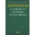cuadruple raiz del principio de razon suficiente - ARTHUR SCHOPENHAUER