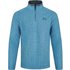 Weird Fish Newark 1/4 Zip Grid Fleece Sky Blue Size 5XL