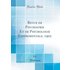 Revue de Psychiatrie Et de Psychologie Expérimentale, 1902 (Classic Reprint)