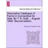 Descriptive Catalogue of Farms in Connecticut for Sale. By T. S. Gold ... August 1899. Second edition. - Anonymous/ Theodore S. Gold