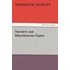 Narrative and Miscellaneous Papers - Thomas De Quincey