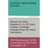 Memoirs of Arthur Hamilton B. A. Of Trinity College Cambridge Extracted From His Letters And Diaries With Reminiscences Of His Conversation By His Friend Christopher Carr Of The Same College - Arthur Christopher Benson