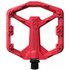 picture of crankbrothers Stamp 0 Flat Pedals - Red, Small