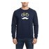 Rubb R Sweatshirt Schnurrbart Blau