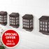 Deluxe Led Solar Lights Pack Of 4 in White, Size 8, Plastic