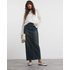 Vintage Wash Column Maxi Skirt