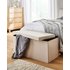 Fabric Foldable Storage Ottoman