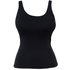 Black Active Sleeveless Longline Vest