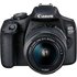 Canon EOS 2000D SLR Camera with Lens
