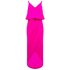 Joanna Hope Pink Overlay Midi Dress