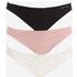 Calvin Klein 3Pack Knicker Blk/Wht/Sub