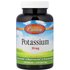 Carlson Carlson, Potassium, 99 mg, 250 Tablets