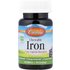 Carlson Carlson, Chewable Iron, Natural Grape, 27 mg, 30 Tablets