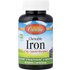 Carlson Carlson, Chewable Iron, Natural Grape, 27 mg, 60 Tablets