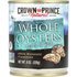 Crown Prince Natural Crown Prince Natural, Whole Oysters, Packed In Water, 8 oz (226 g)