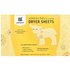 Grab Green Grab Green, Newborn Baby Dryer Sheets, 0-4 Months, 40 Compostable Sheets