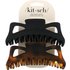 Kitsch Kitsch, Jumbo Classic Claw Clips, Black & Tort, 2pc Set
