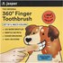 Jasper Jasper, 360° Finger Toothbrush, Multi-Colors, 4 Toothbrushes