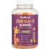 Nubest NuBest, Omega-3 Gummies + ALA from Flaxseed Oil, Age 2+, Orange, 60 Gummies